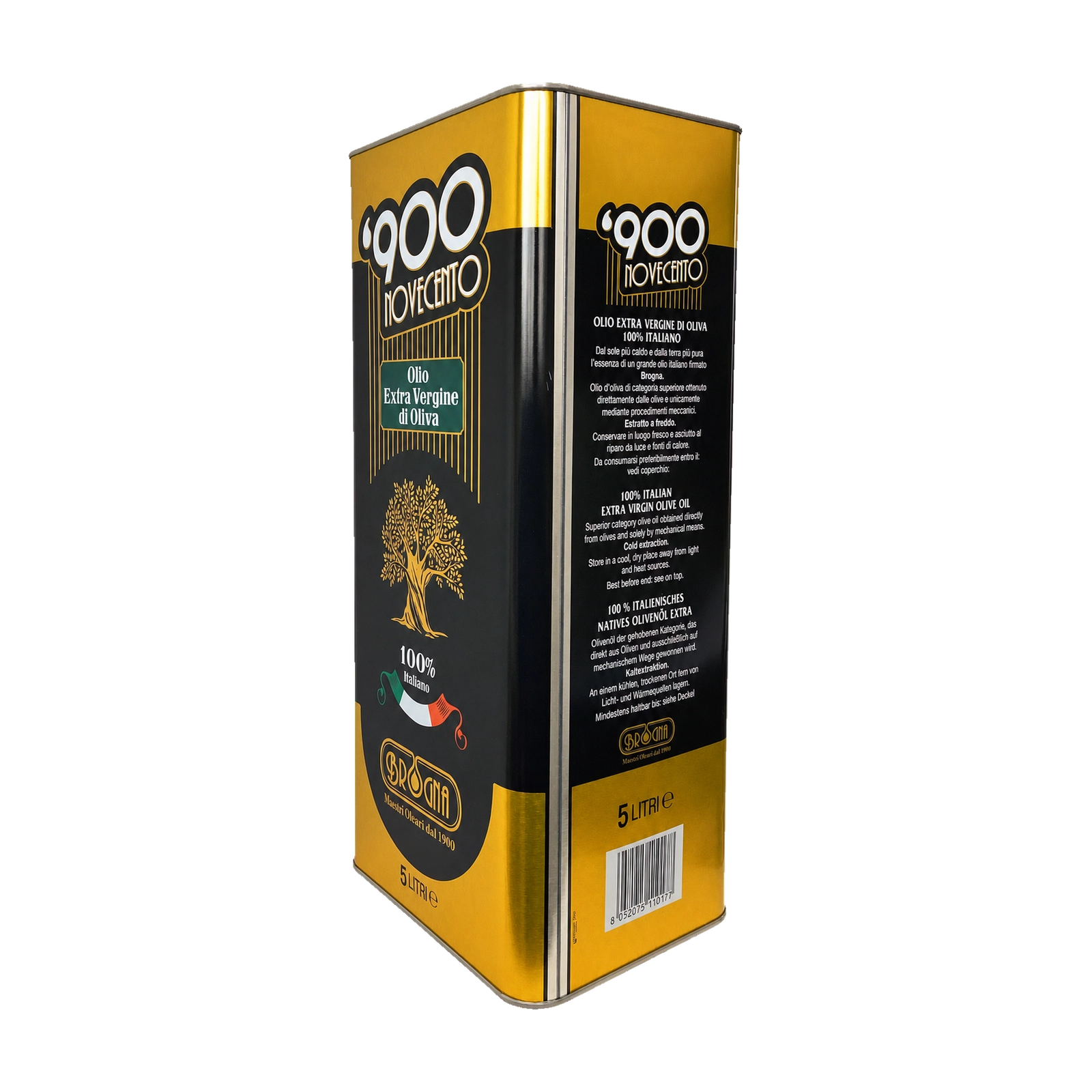 ’900 Novecento – Olio Extra Vergine di Oliva Biologico 5L - immagine 3