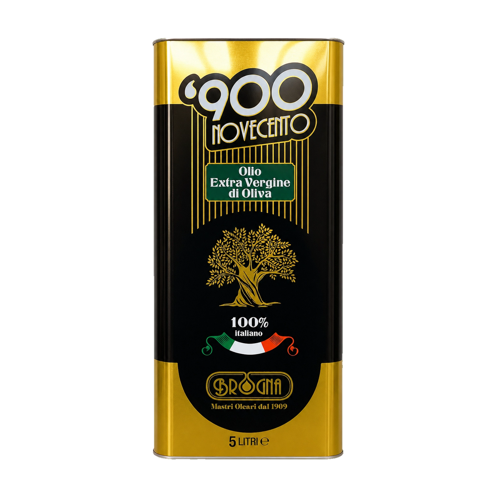 ’900 Novecento – Olio Extra Vergine di Oliva Biologico 5L